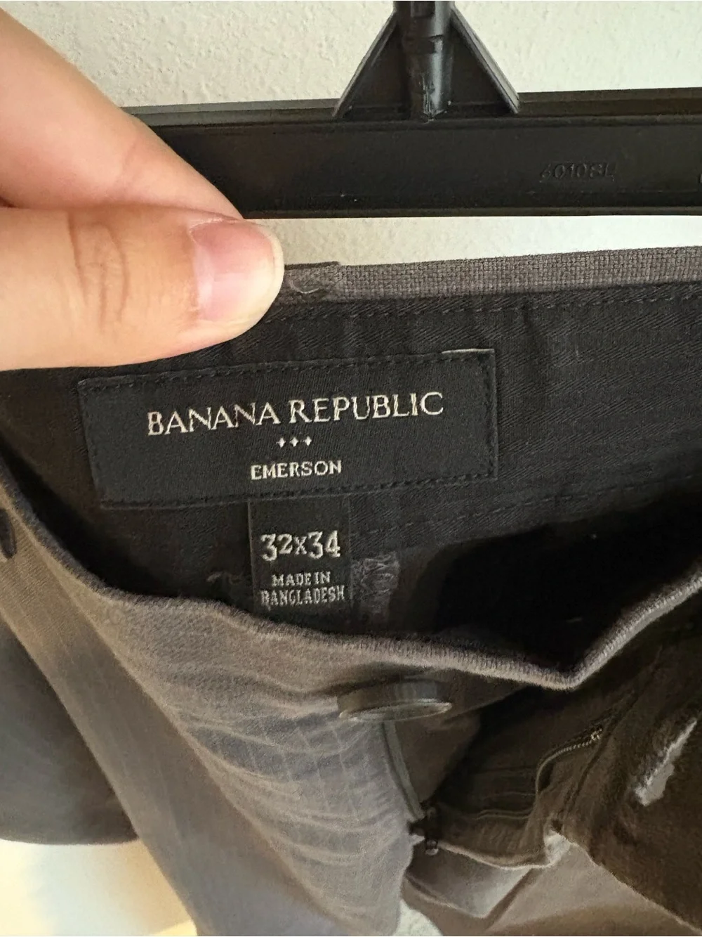 Banana Republic Men's Dress Pants in Dark Brown Pinstripe